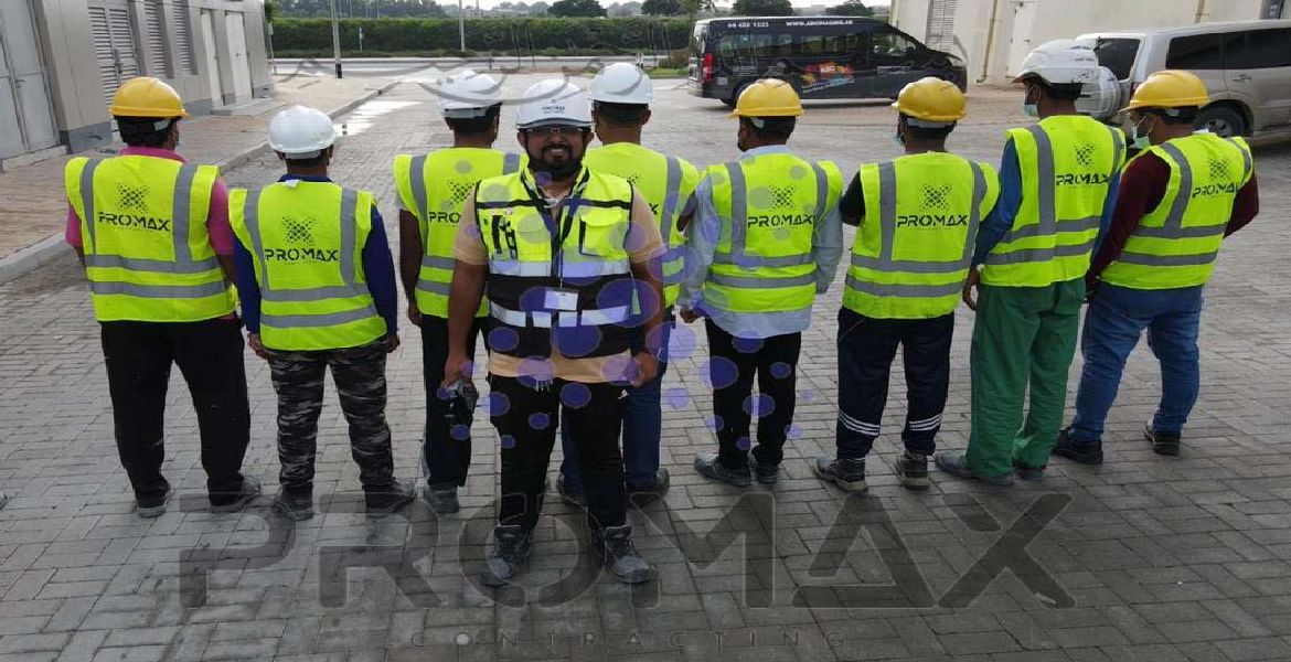 Nabc - metal roof waterproofing project by Promax in Dubai, UAE